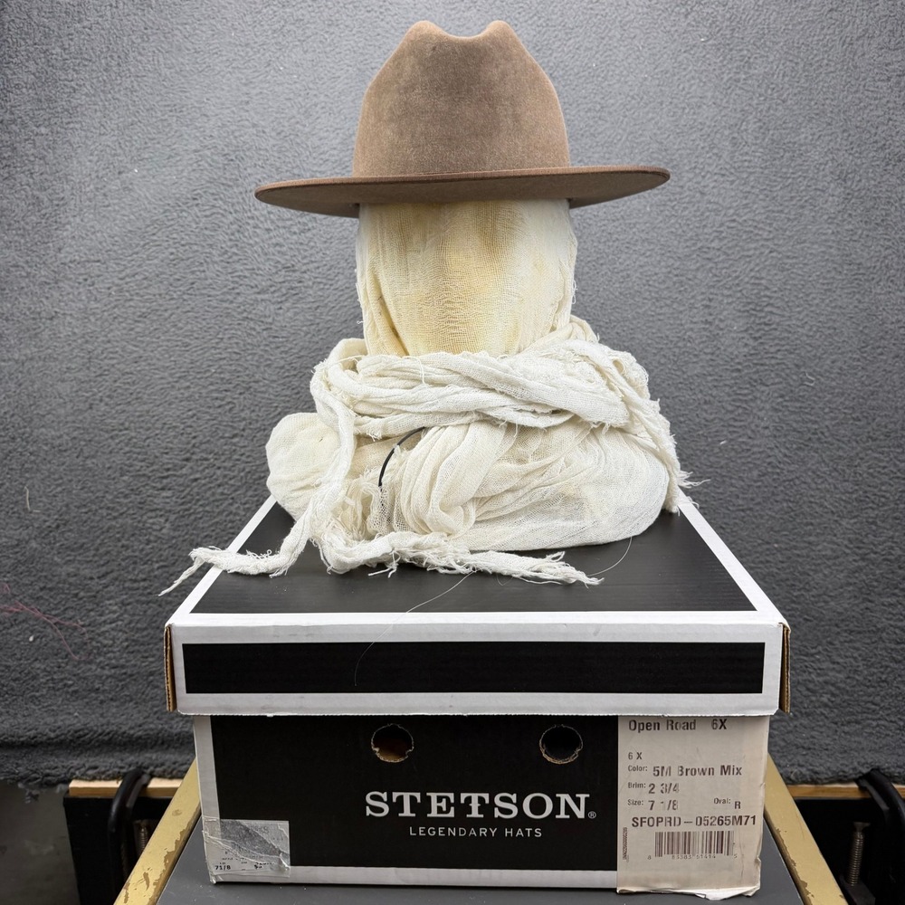 Stetson Open Road 6X Fur Felt Cowboy Hat Brown Mix 7 1/8 SFOPRD-05265M71